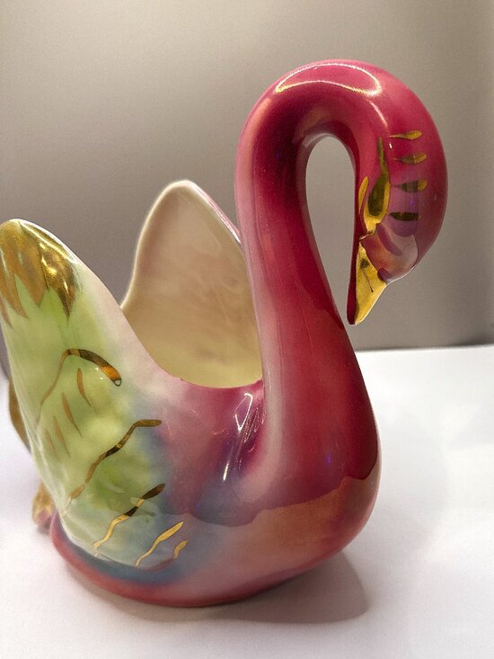 Colonial China Other - Vintage 1950’s Ceramic Swan Planter